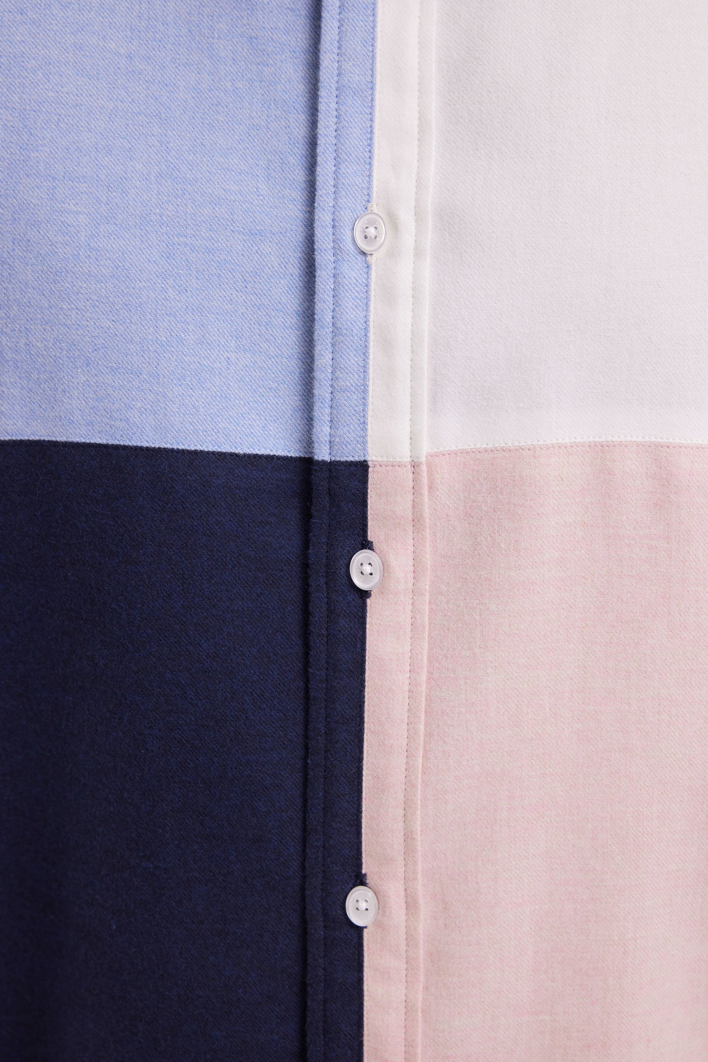 Cotton shirt with four-color check pattern, straight cut
