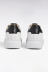 Baskets basses en cuir blanc
