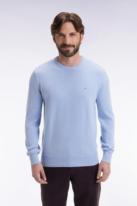 Wool and cotton sky sweater - Image 1