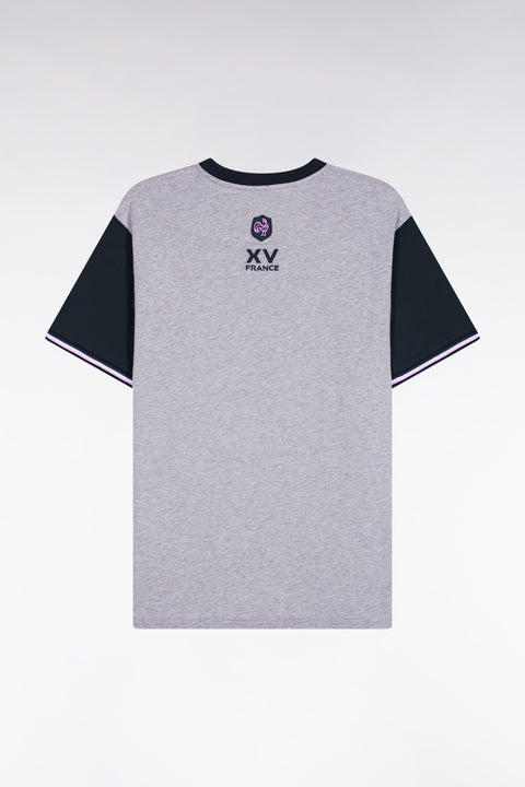 T-shirt à manches courtes en coton gris - Image 2
