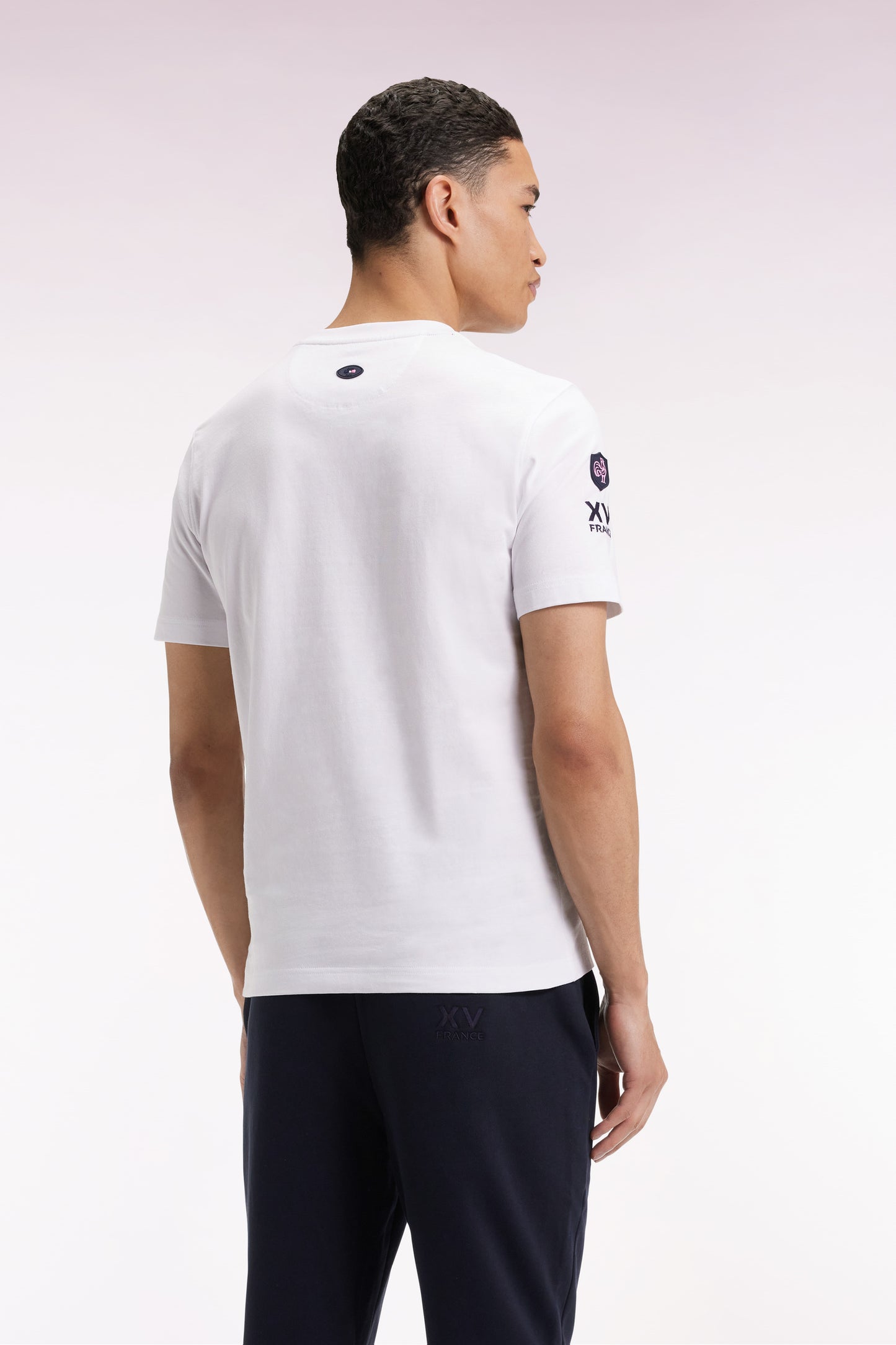 XV de France short-sleeved white T-shirt