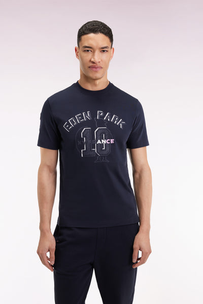 XV de France navy short-sleeved T-shirt