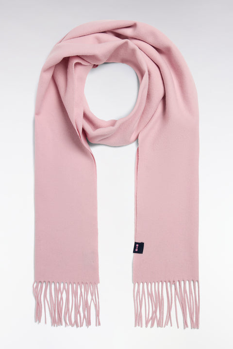 Écharpe en drap de laine rose - Image 1