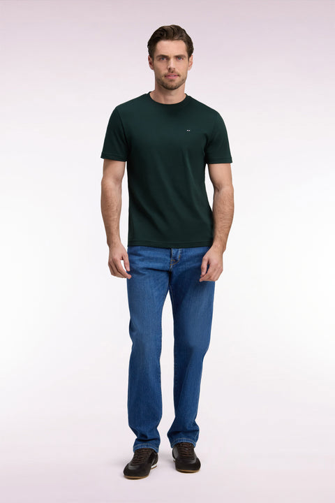 Jean en denim stretch bleu coupe regular - Image 3
