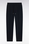 Golf pants in navy technical stretch nylon