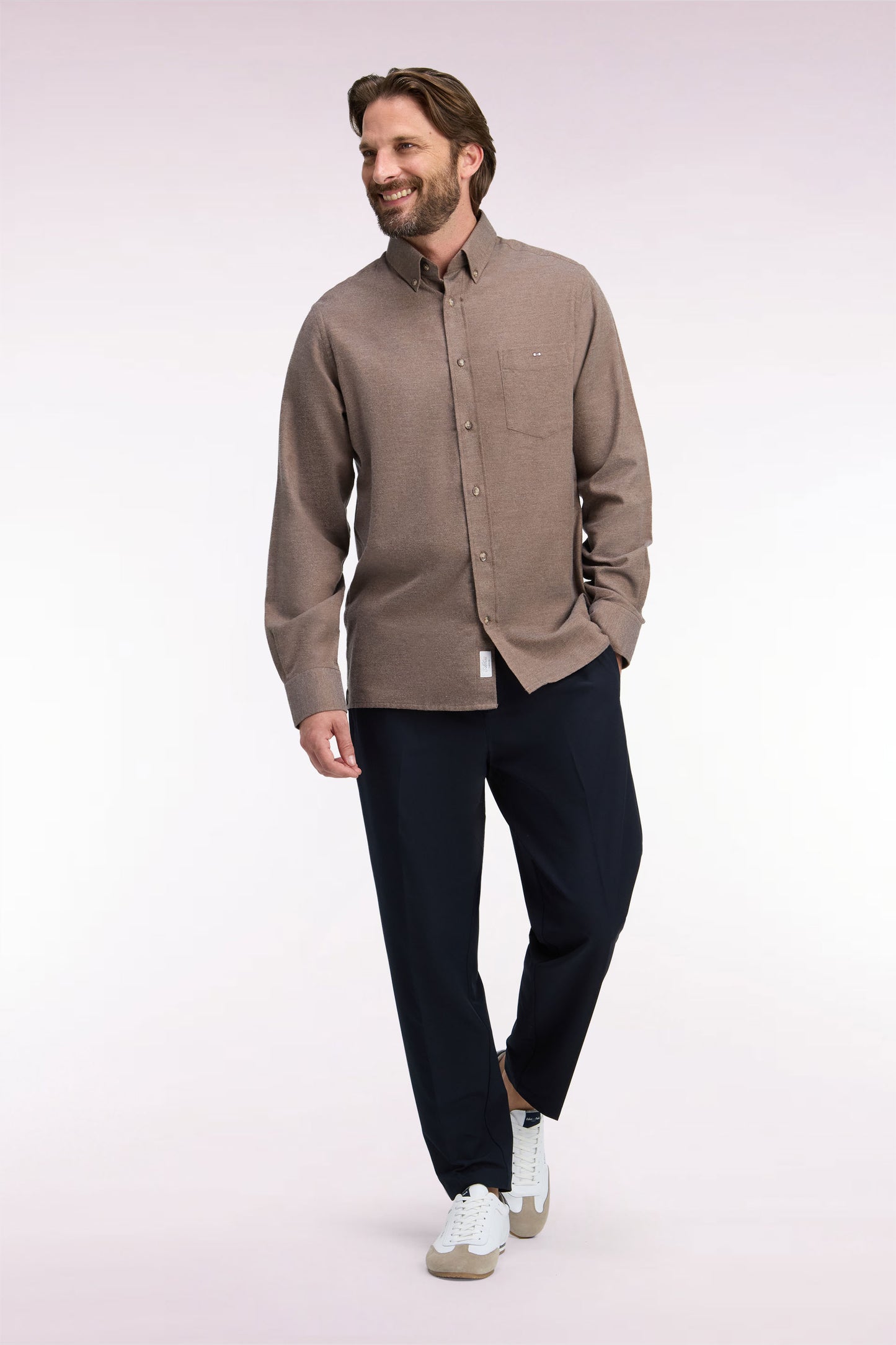 Pantalon golf en nylon technique stretch marine