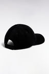 Black corduroy cap