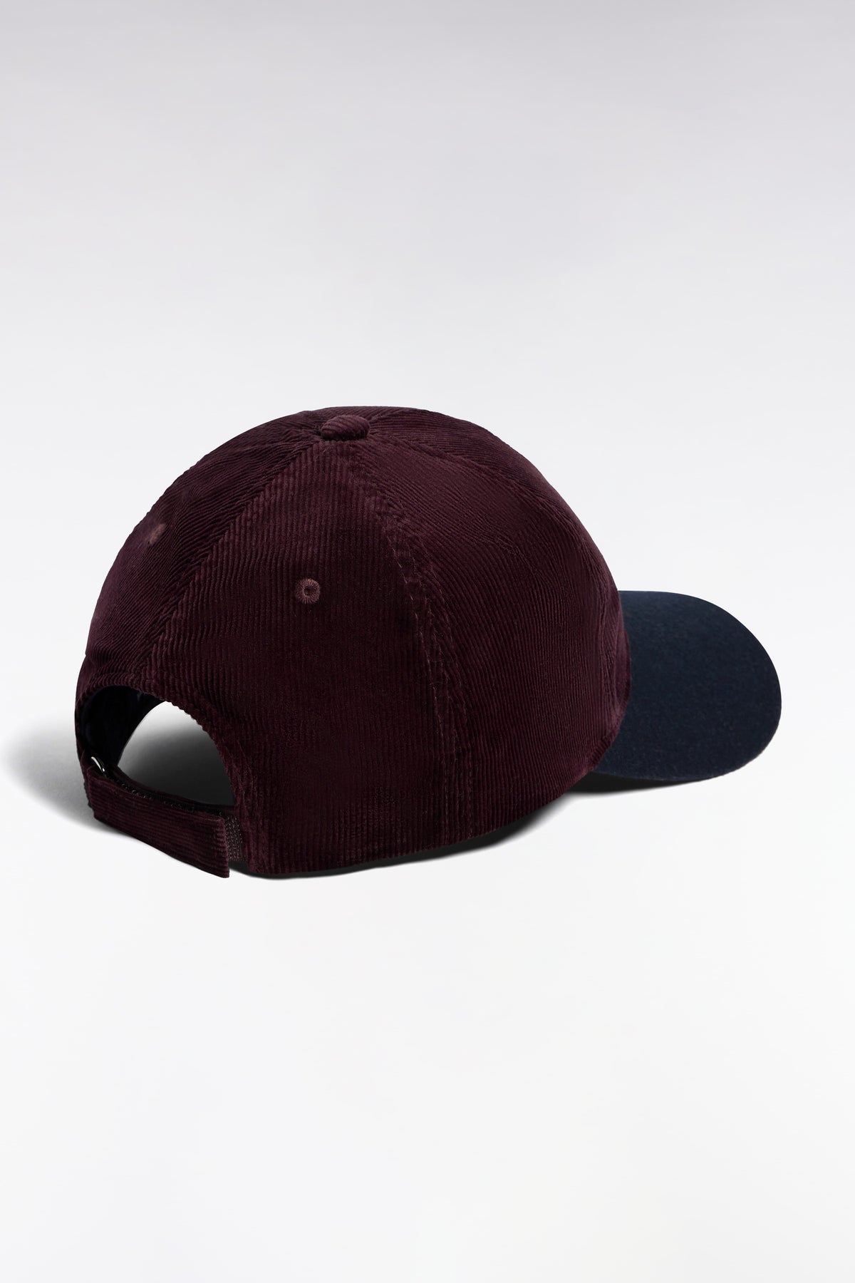 Brown bi-material cap with badge Eden Park