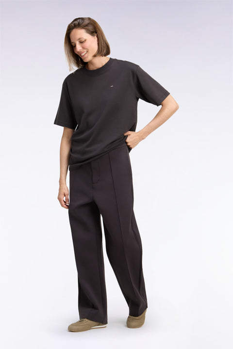 Loose fit brown unisex jogging pants - Image 1