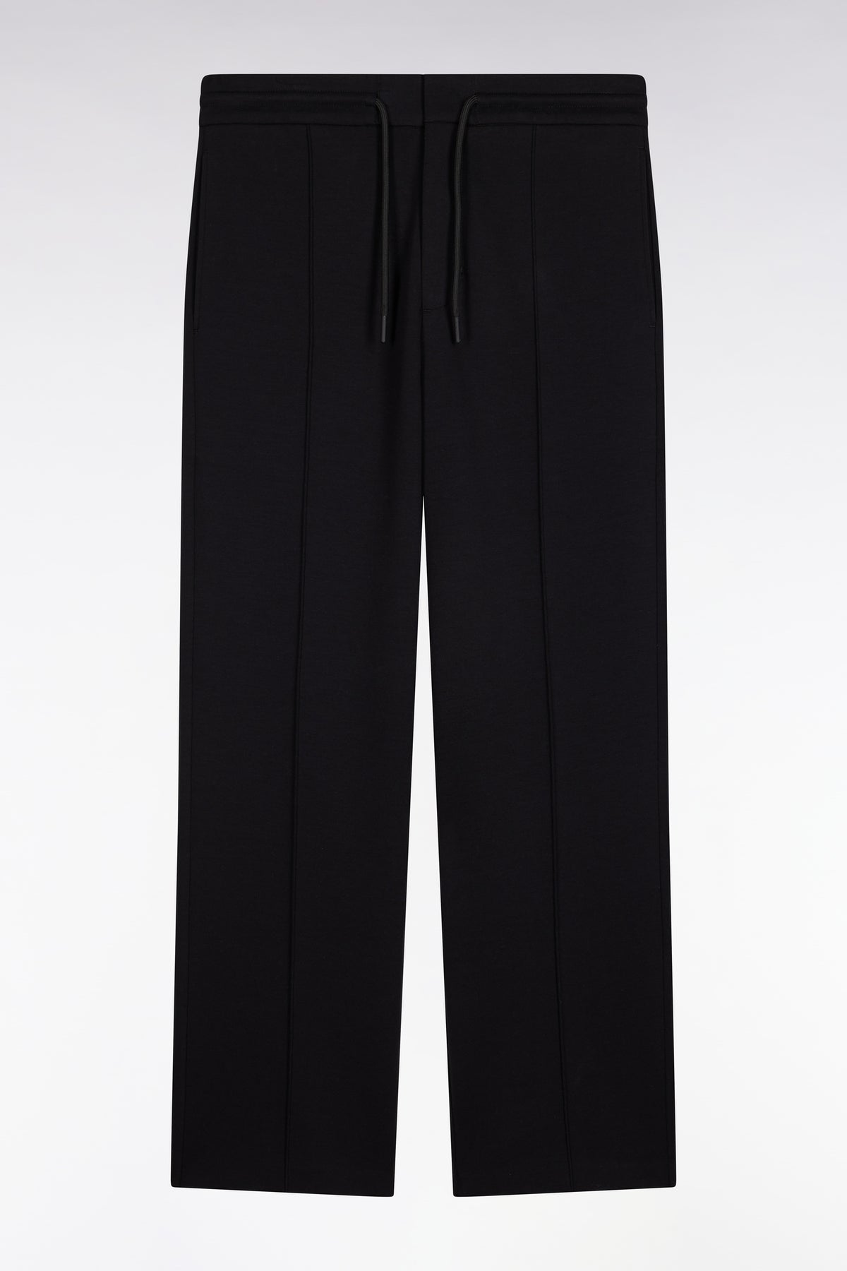 Loose fit black unisex jogging pants