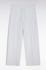 Loose fit unisex joggers in heather gray interlock