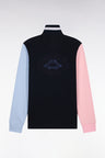Long-sleeved tricolor cotton jersey jersey