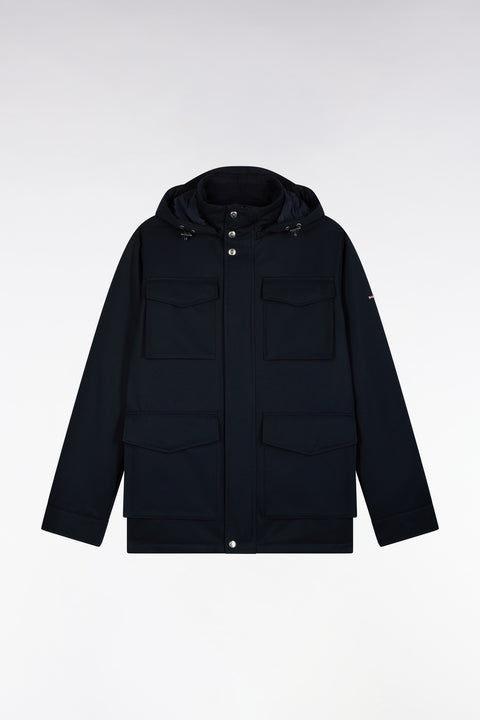 Parka façon saharienne en nylon marine - Image 2