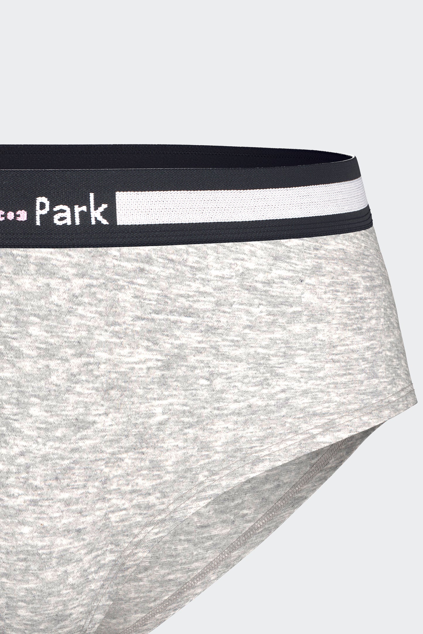Shorty uni en coton stretch gris