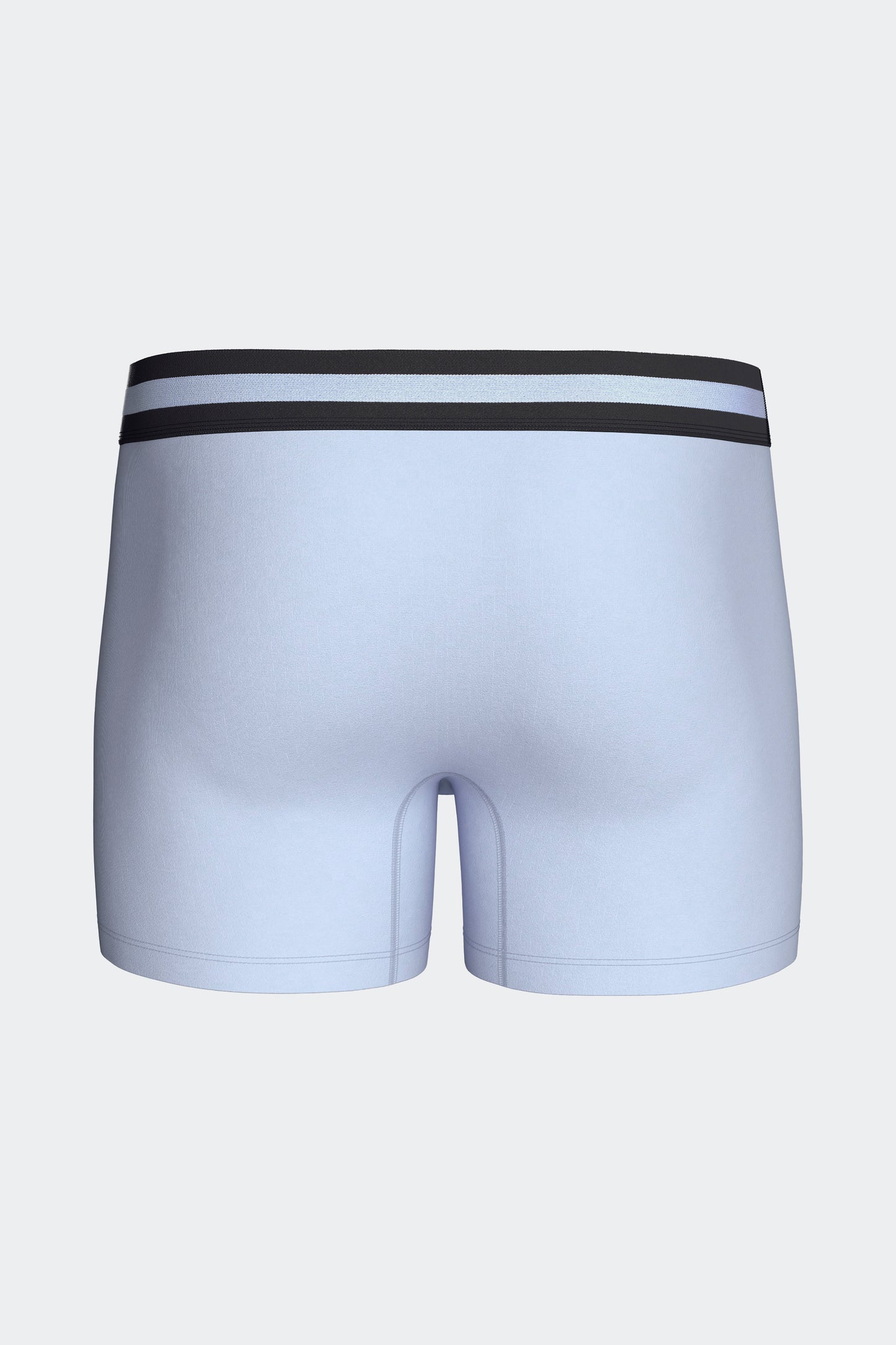Lot de 2 boxers en jersey de coton stretch marine et ciel