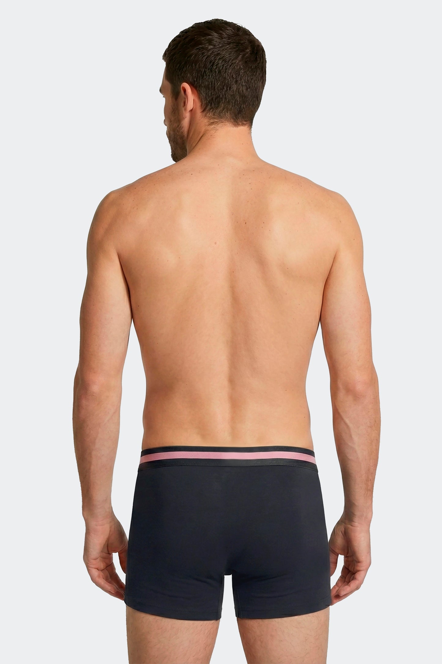 Lot de 2 boxers en jersey de coton stretch marine