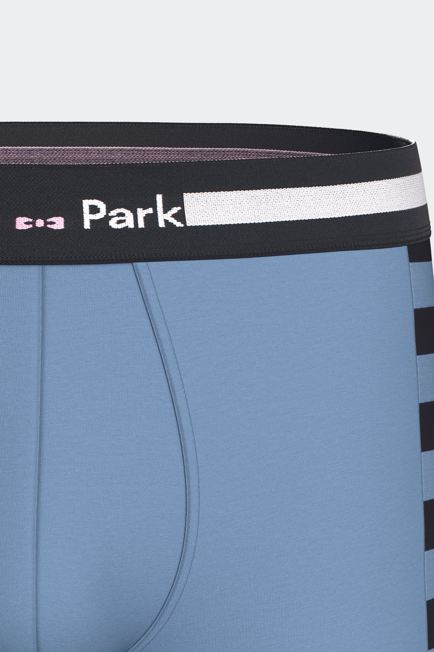Lot de 2 boxers en jersey de coton stretch marine et ciel