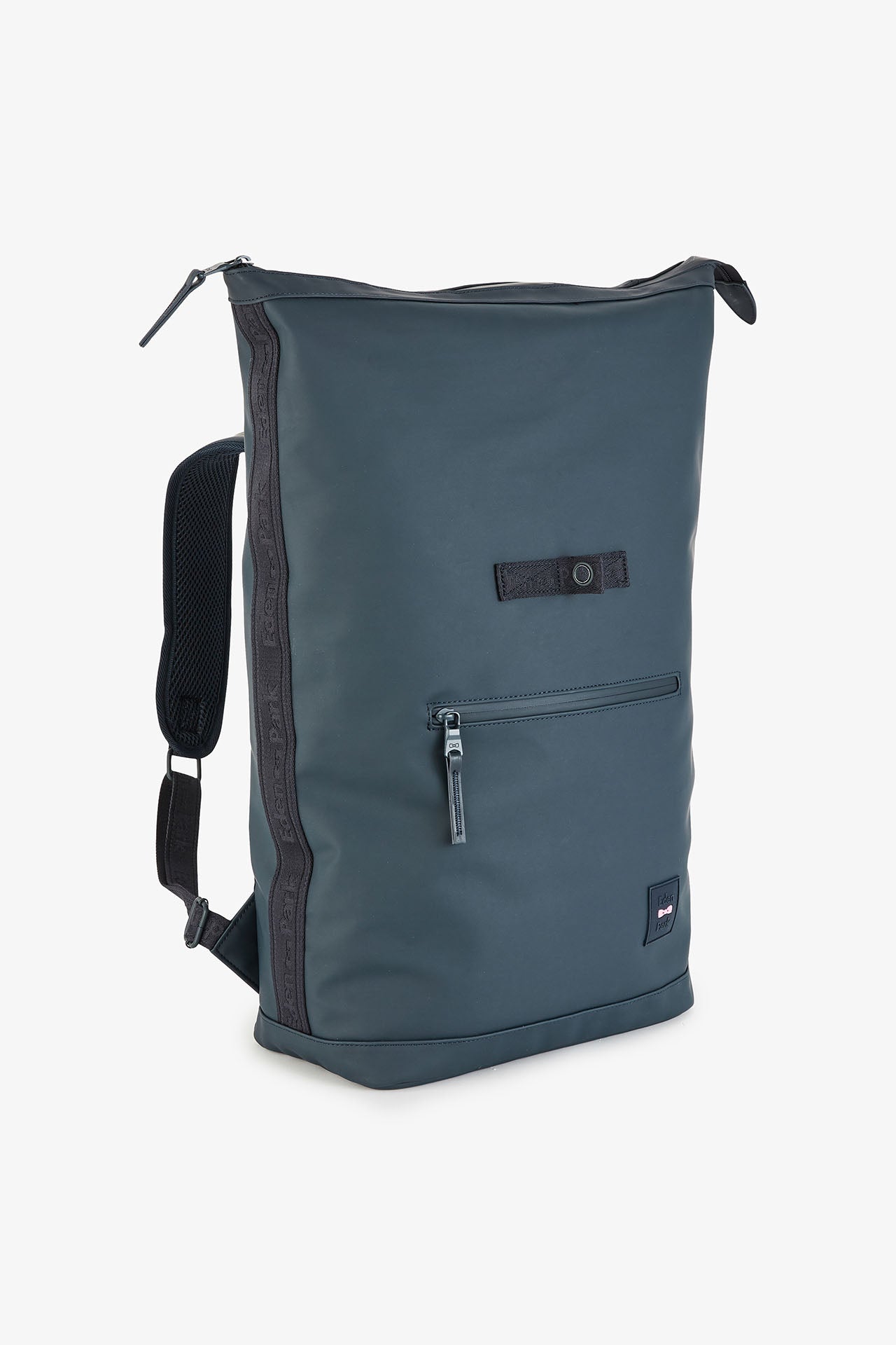 Dark blue rubber rucksack