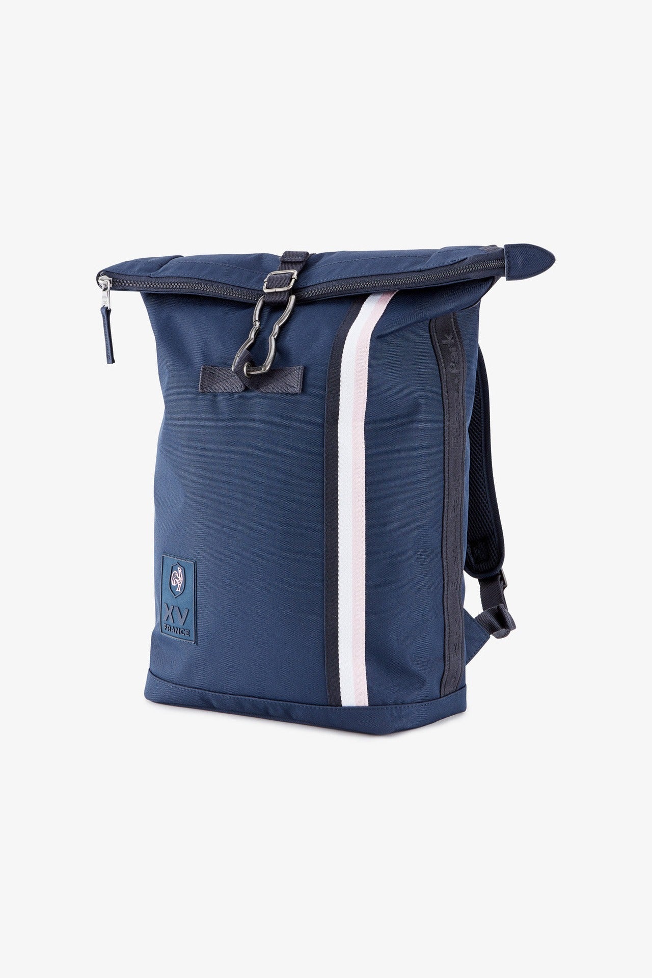 Dark blue rucksack with tricolour France XV band