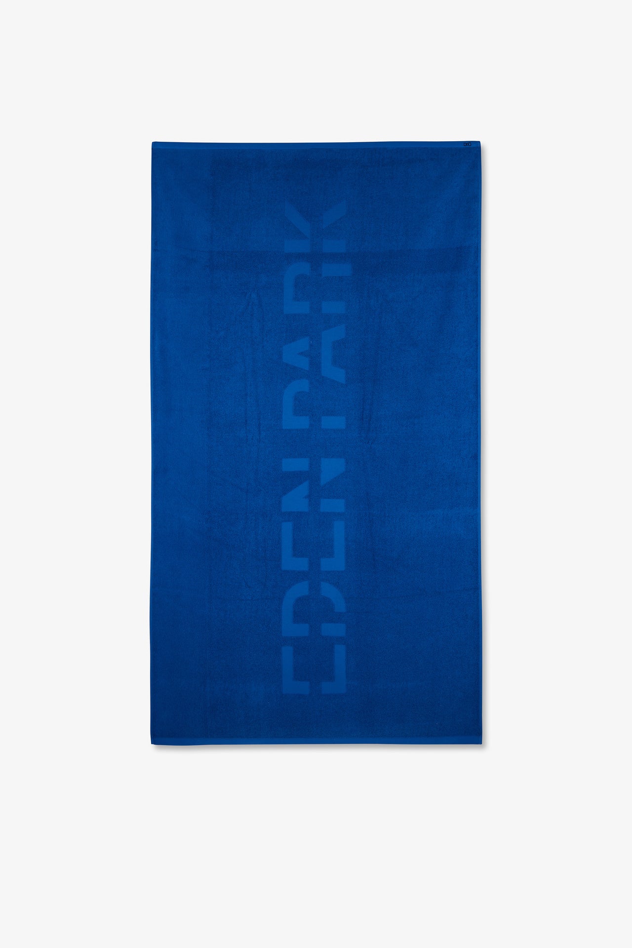 Blue beach towel