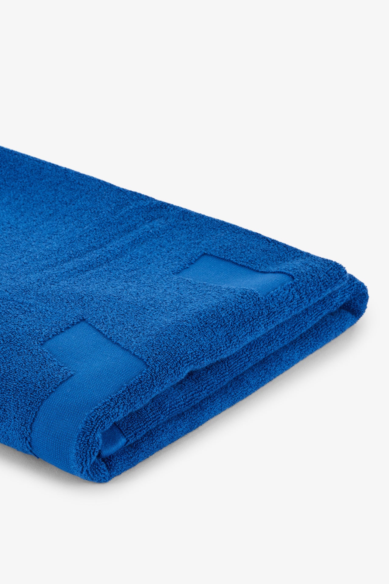 Blue beach towel