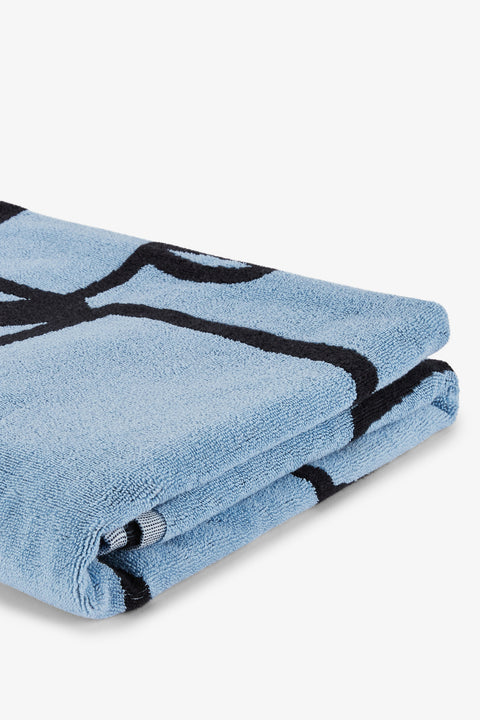 Light blue beach towel - Image 3