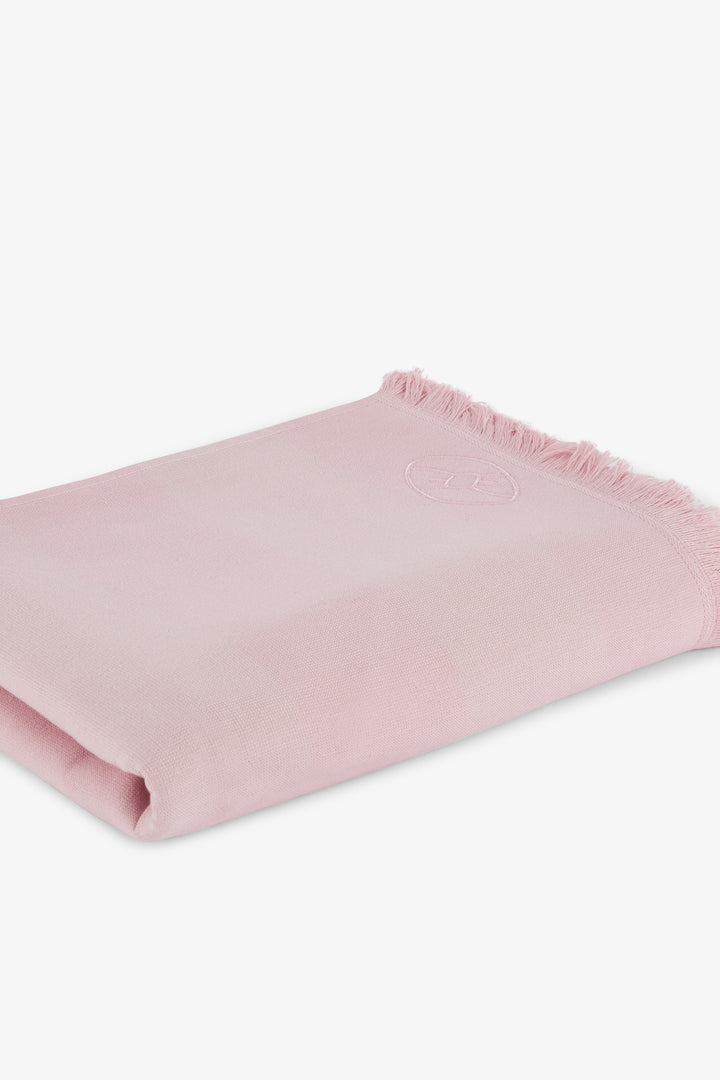 Striped pink hammam towel