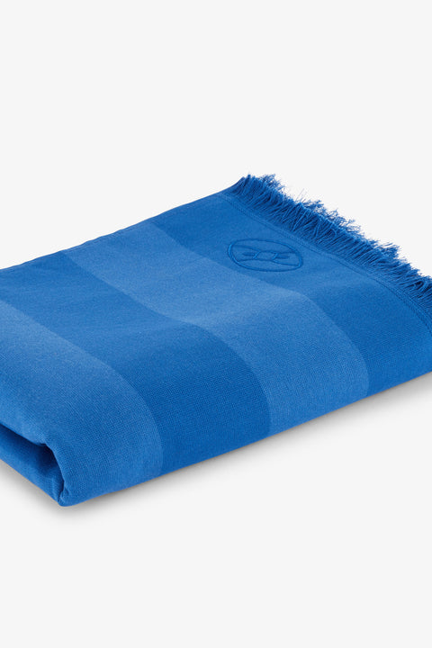 Striped blue hammam towel - Image 2