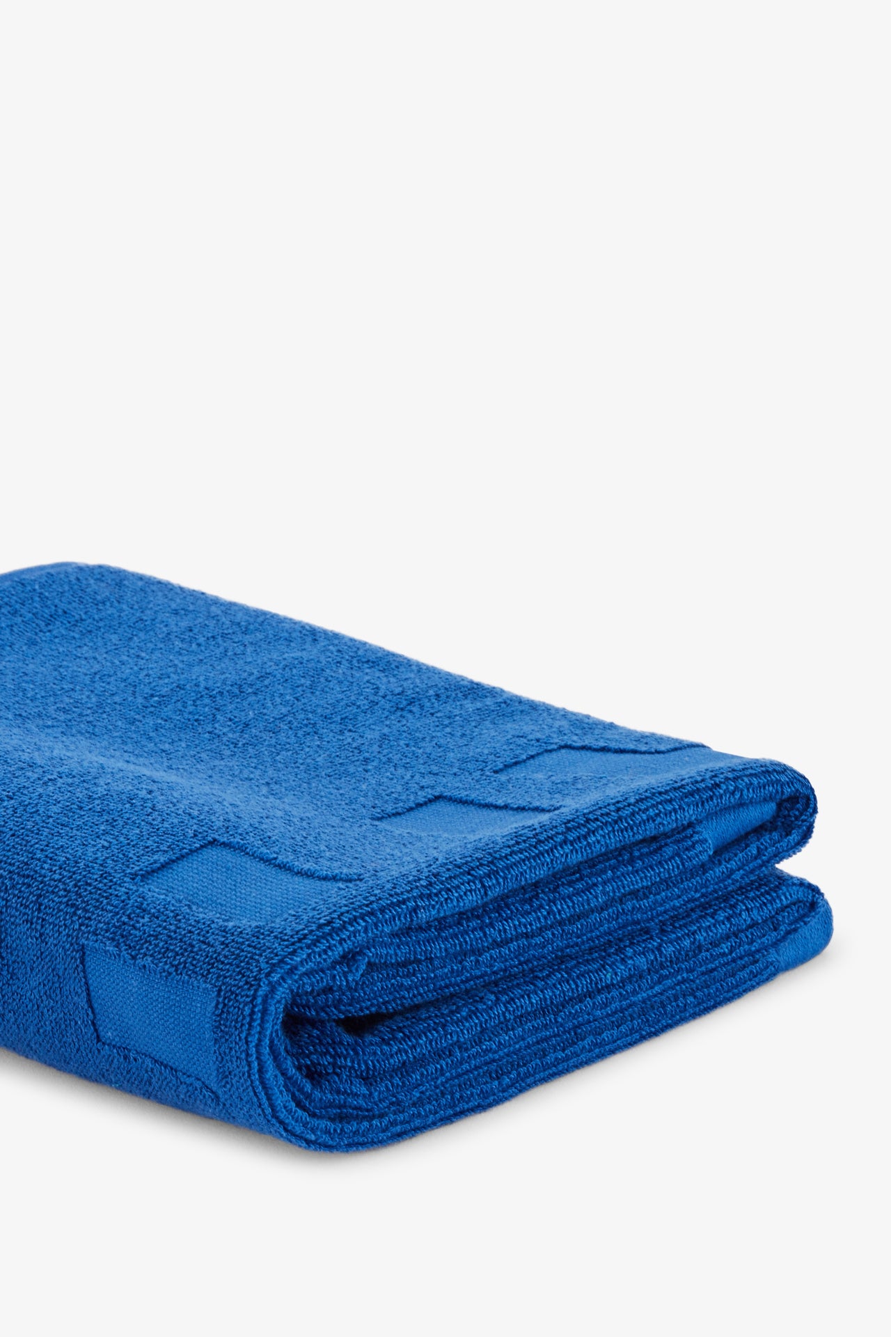 Small blue sports towel