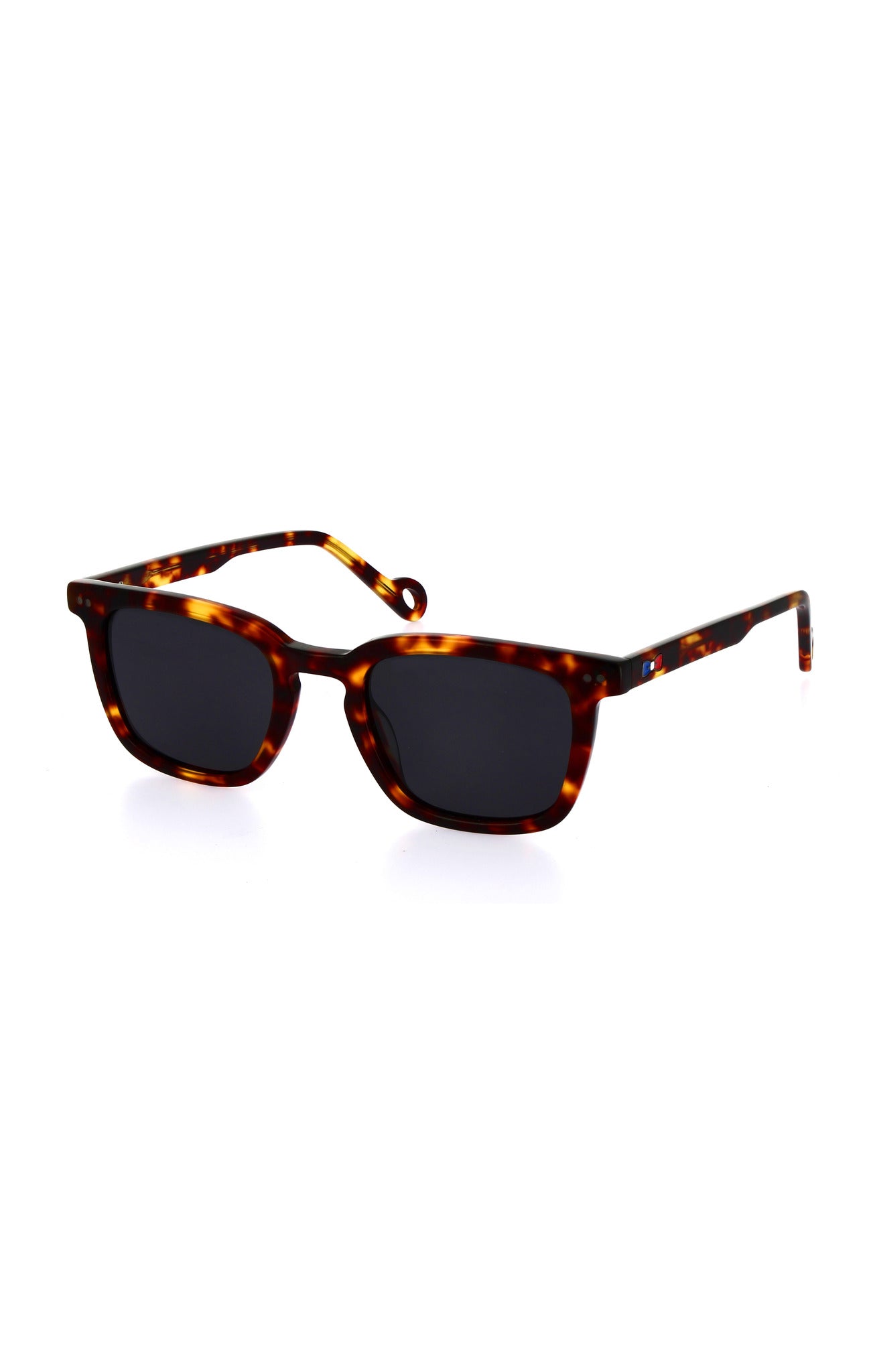 XV de France brown tortoiseshell acetate sunglasses