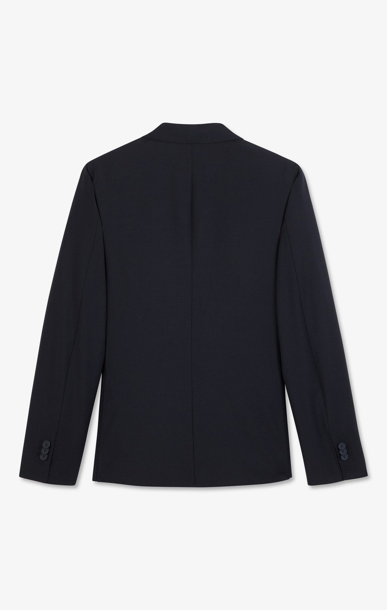 Dark blue blazer with embossed bow detail