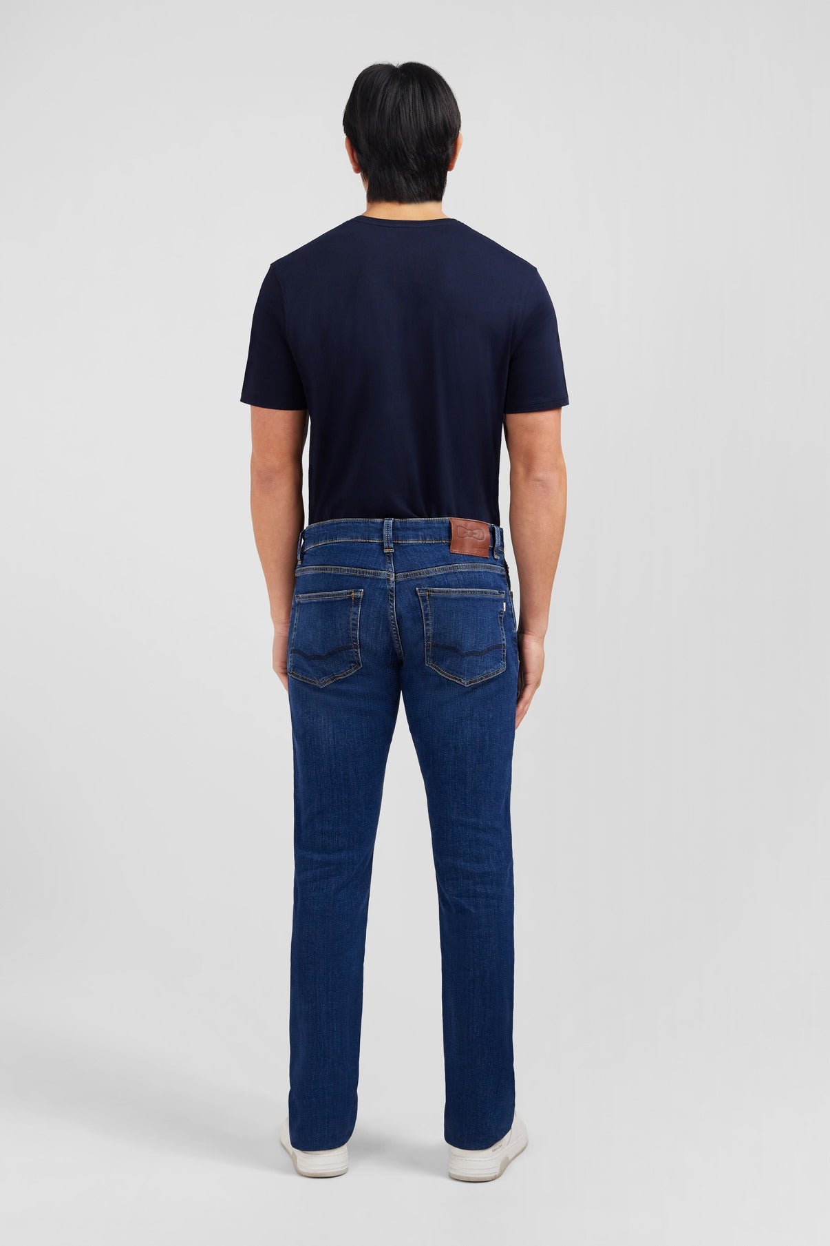 Blue jeans in stretch cotton