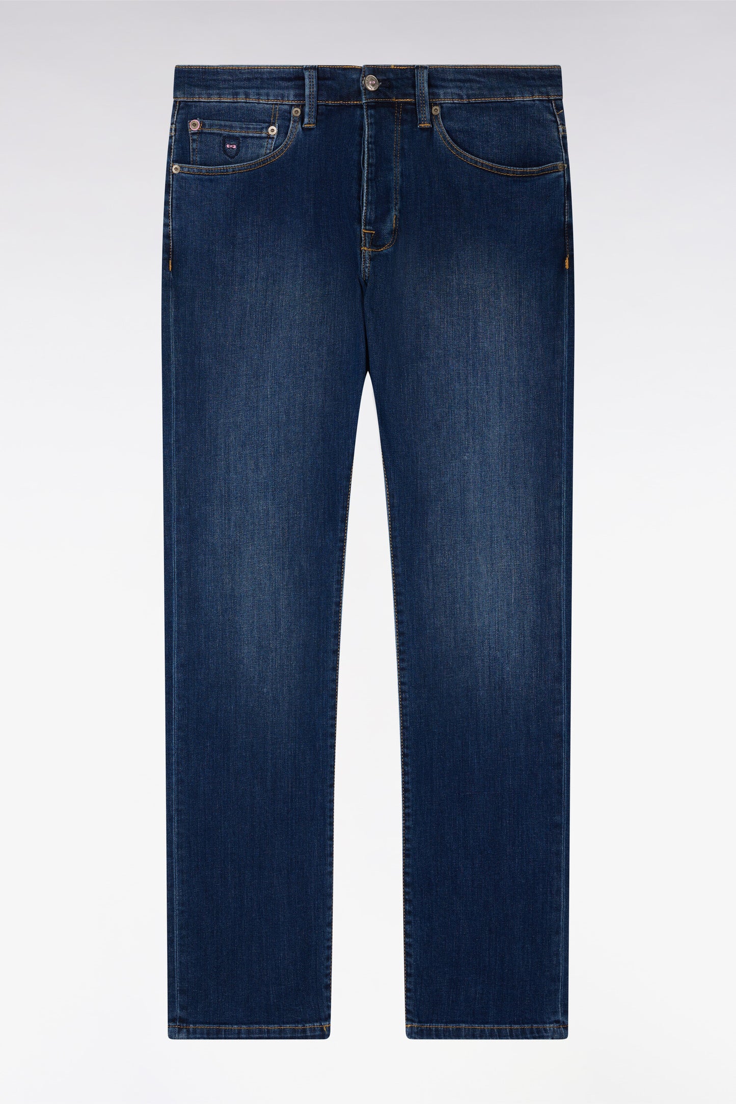 Blue jeans in stretch cotton