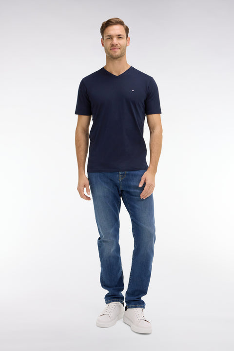 Blue jeans in stretch cotton - Image 3
