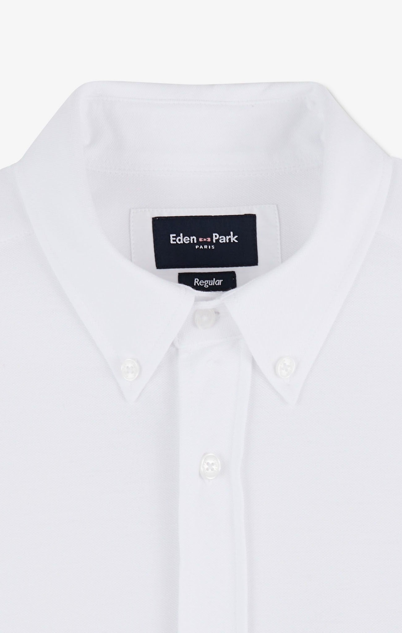 White pinpoint cotton shirt