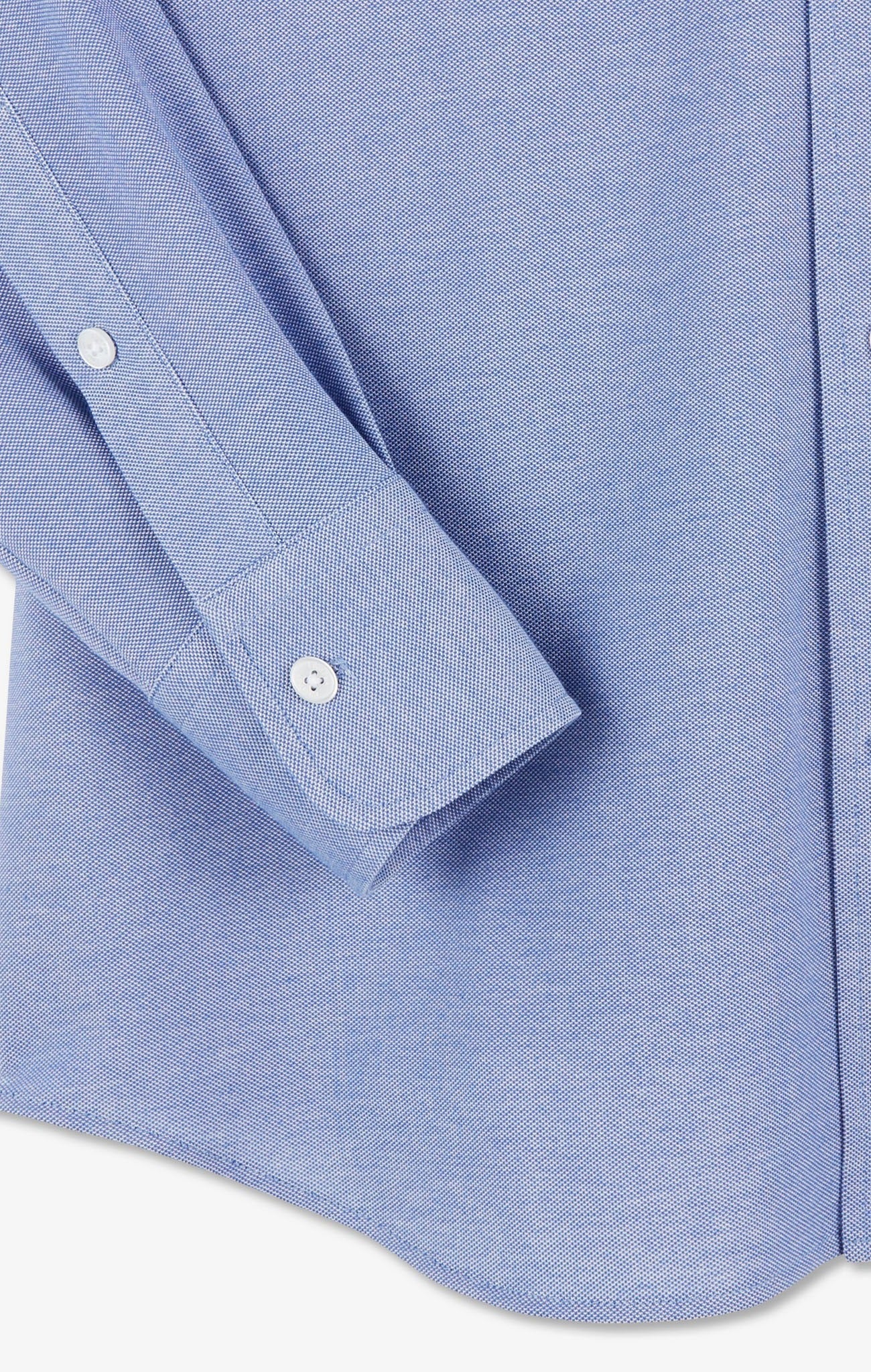 Blue pinpoint cotton shirt