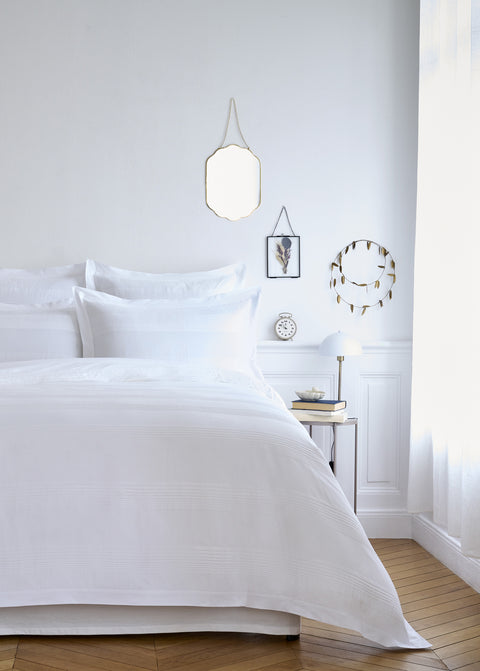 White cotton percale comforter cover - Image 1