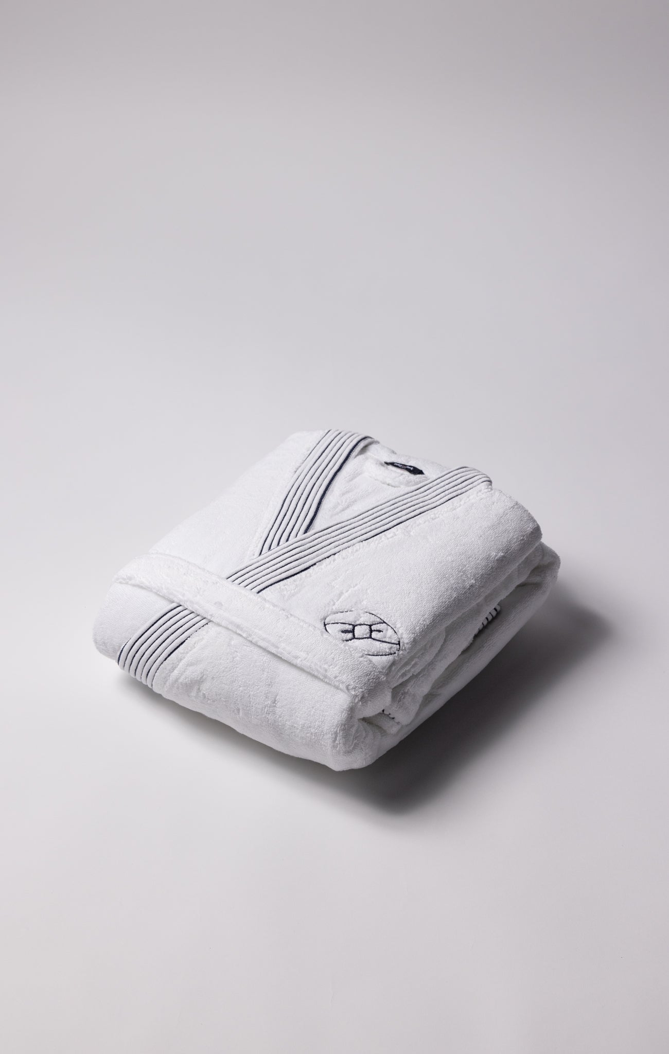White cotton terry bathrobe - A SHOOTER