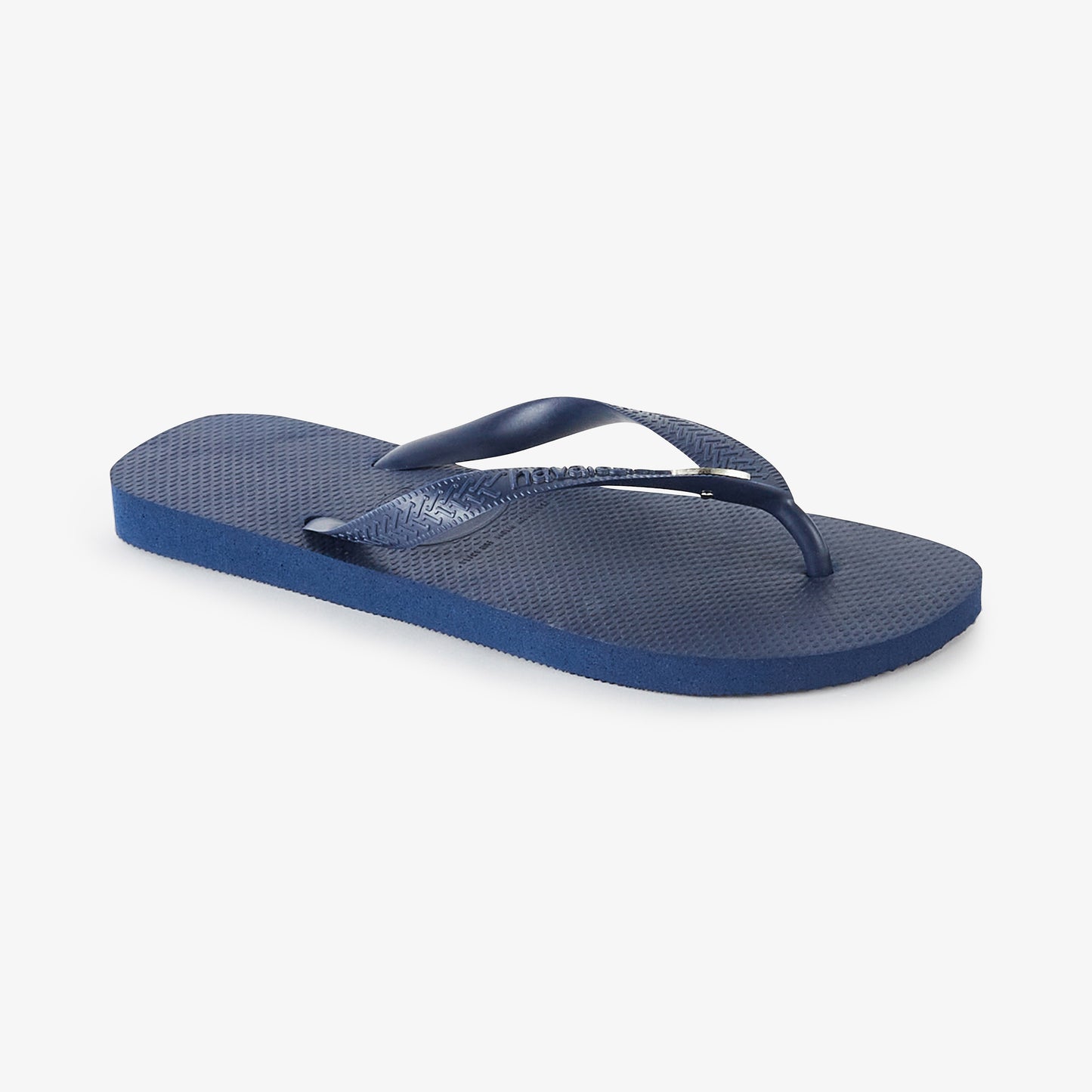 Navy flip flops