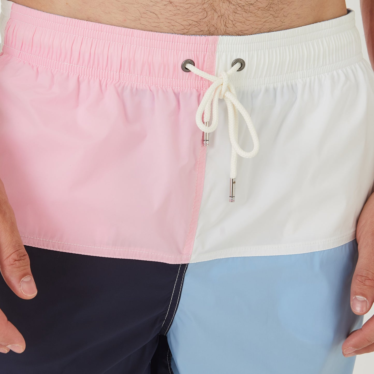 Colour-block swim shorts