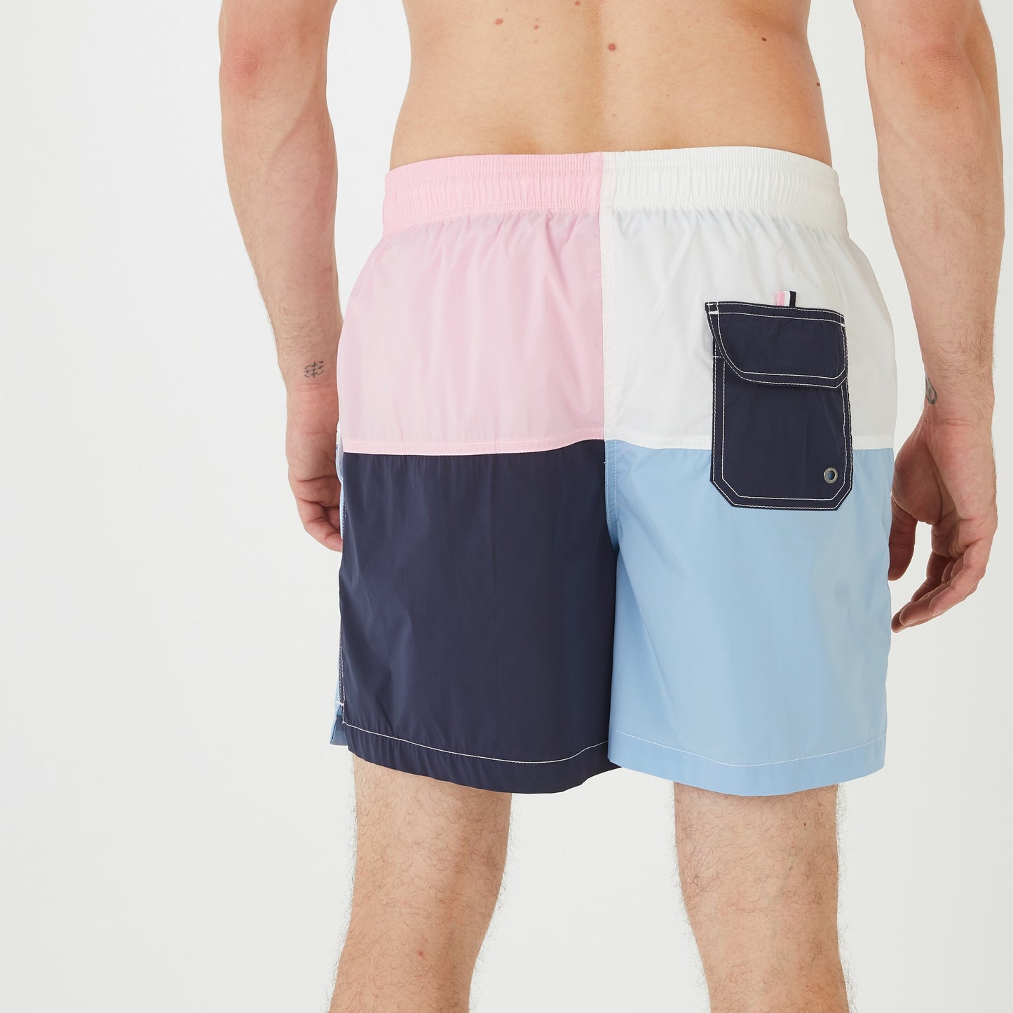 Colour-block swim shorts