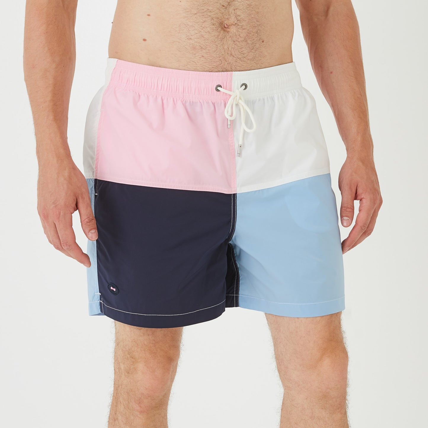 Colour-block swim shorts