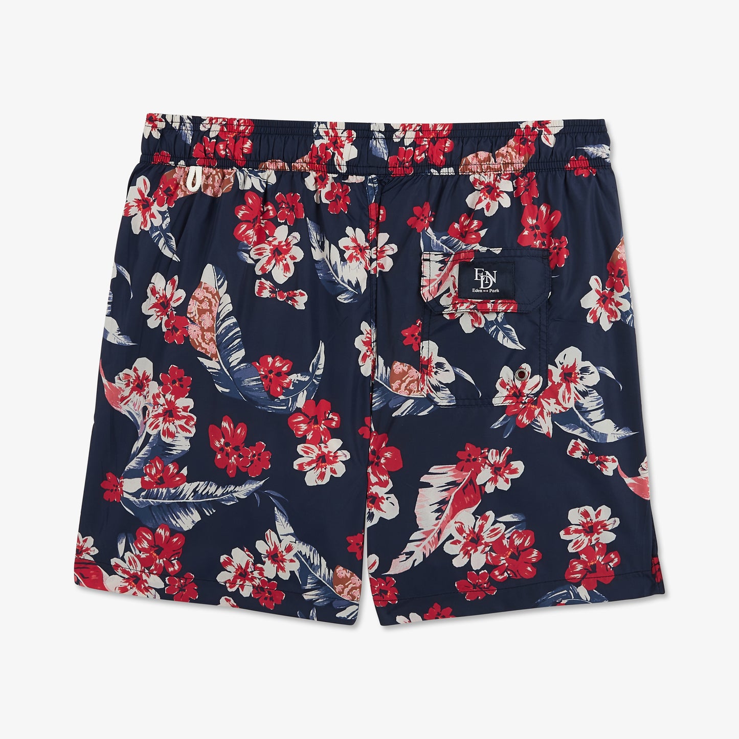 Swim shorts with exclusive Hawaiian print