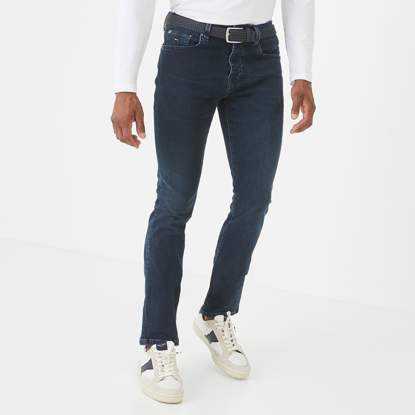 Navy blue jeans