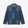 Blue cotton overshirt