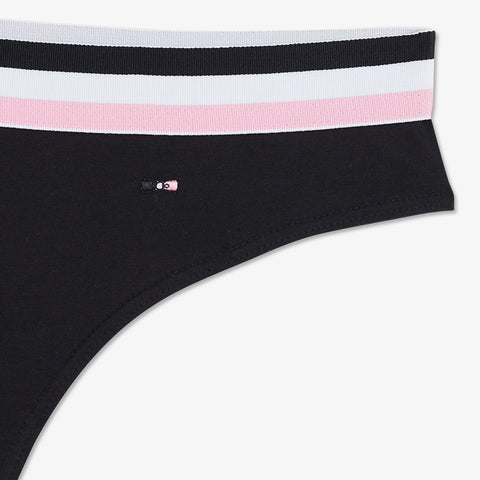Dark blue thong with contrasting band - Image 3