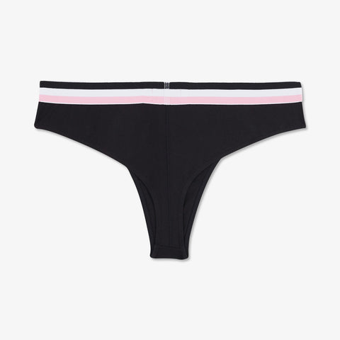 Dark blue thong with contrasting band - Image 2