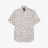 Pima cotton blouse with exclusive floral print
