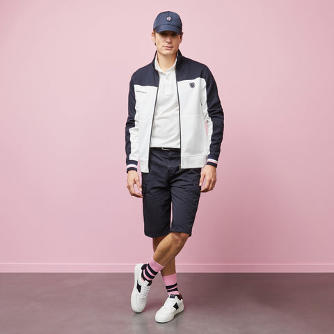 Long-sleeved colour-block zipped sweatshirt - Image 3