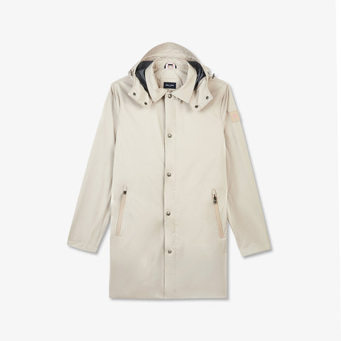 Mid-length beige parka - Image 2